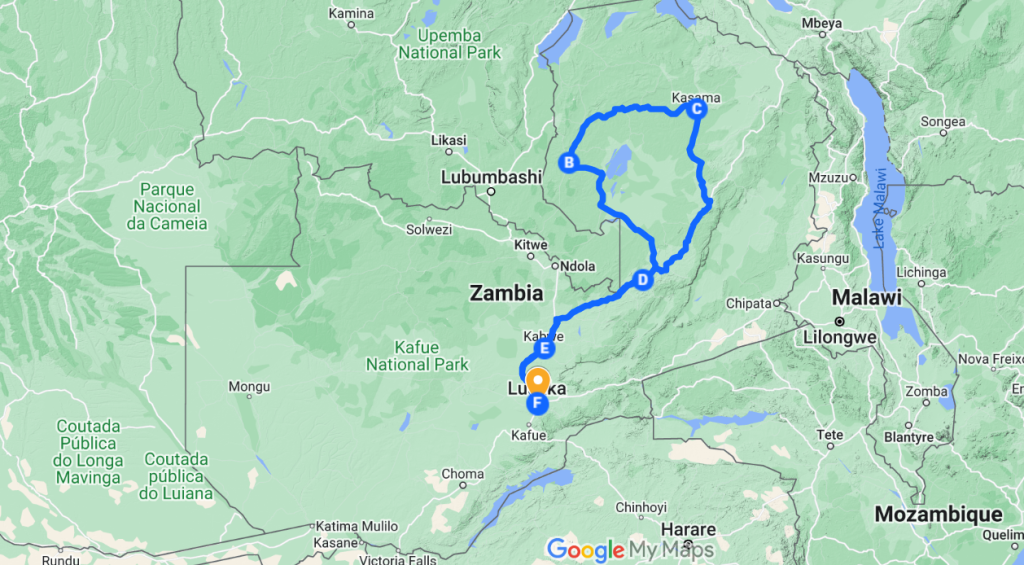Over a six day trip to meet with solar agents, the team covered 1,618 kilometres.